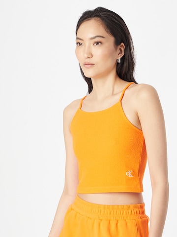 Haut Calvin Klein Jeans en orange : devant