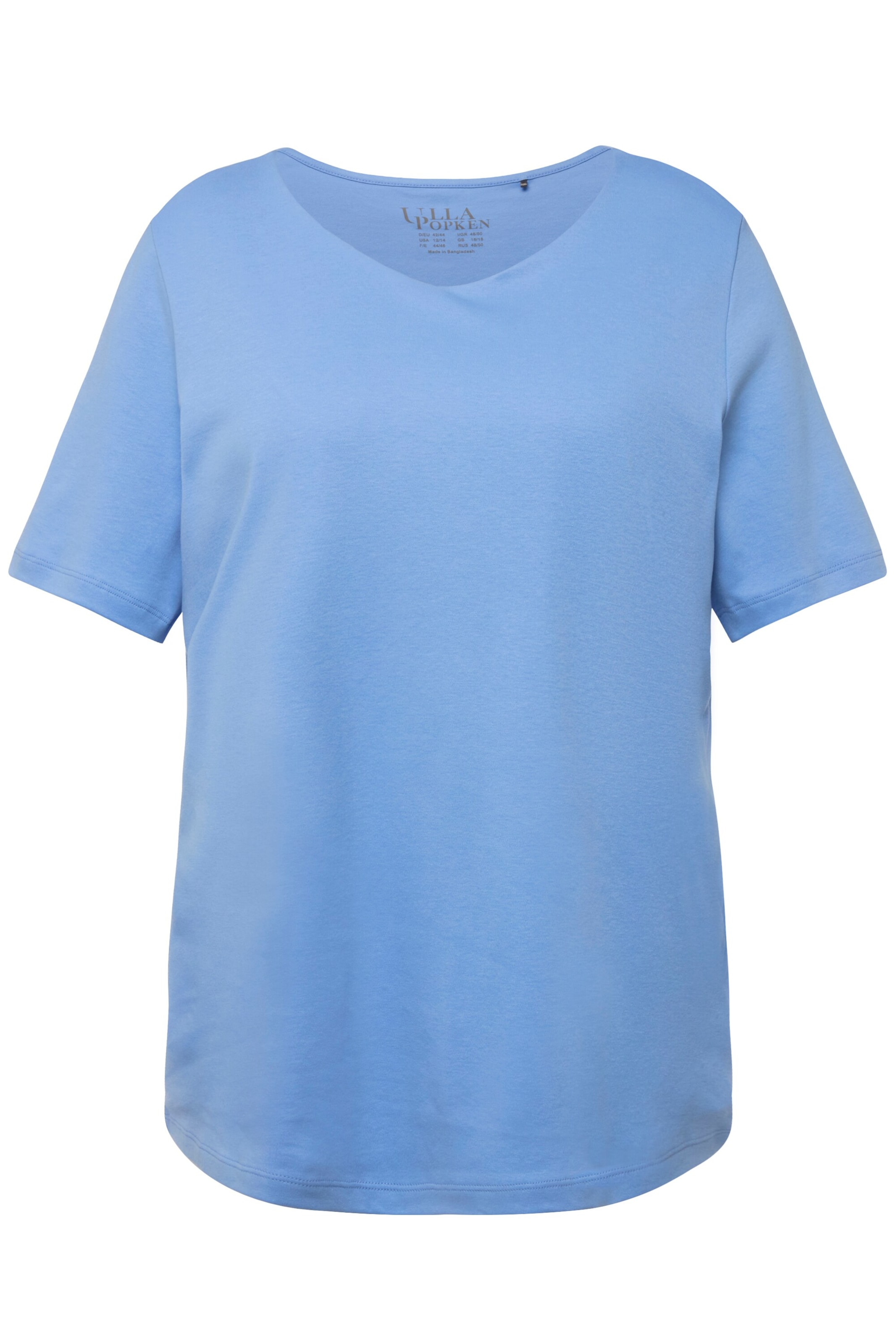Ulla Popken Shirt in Blauw: voorkant