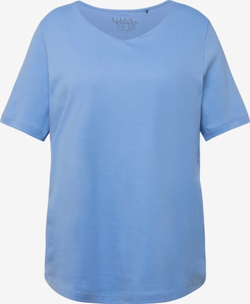 Ulla Popken Shirt in Blauw: voorkant