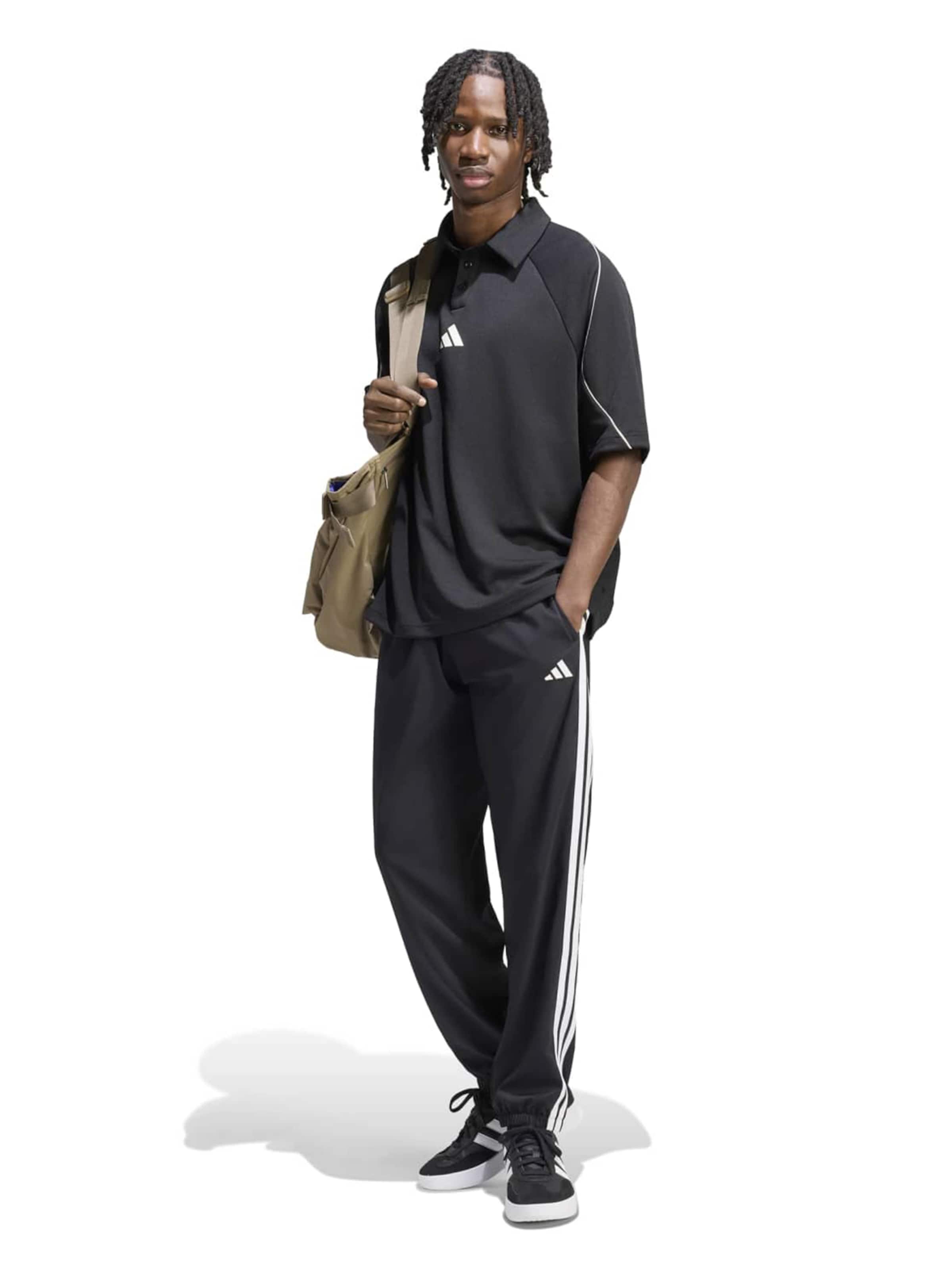 ADIDAS SPORTSWEAR Tapered Workout Pants in Black