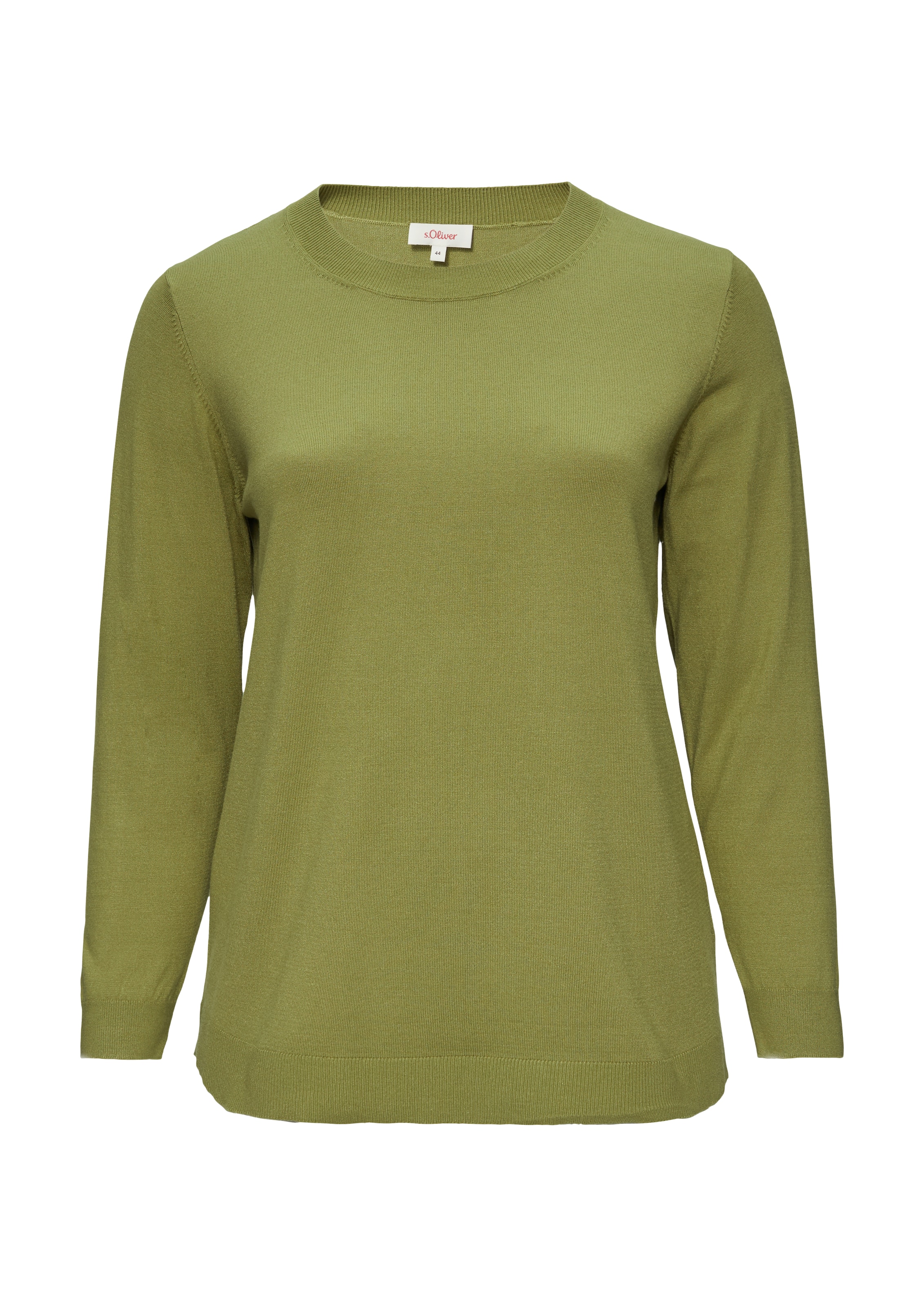 Pull-over s.Oliver Red Label Big & Tall en vert : devant