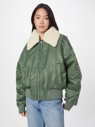 MEOTINE Between-season jacket 'BIANCA' in Green: front