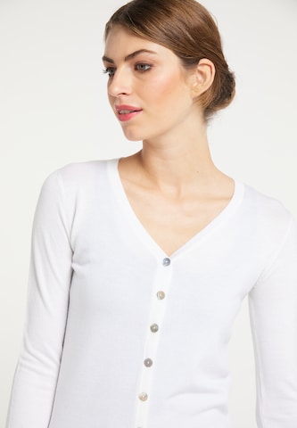 usha BLACK LABEL Knit Cardigan in White