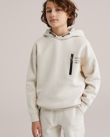 WE Fashion Mikina - Béžová: predná strana