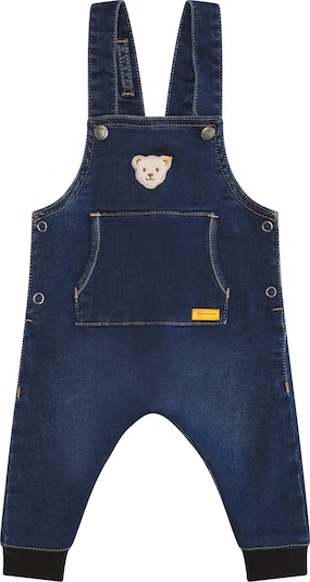 Kombinezonas su petnešomis iš Steiff Collection, spalva – nebalintos drobės spalva / indigo spalva / kapučino spalva, Prekių apžvalga
