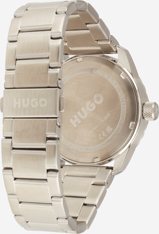 HUGO Red Analoog horloge 'Trek' in Zilver