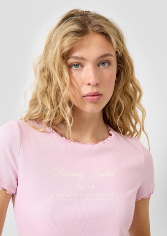 T-shirt QS en rose