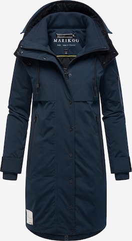 Manteau d’hiver 'Anoukaa 16' MARIKOO en bleu : devant