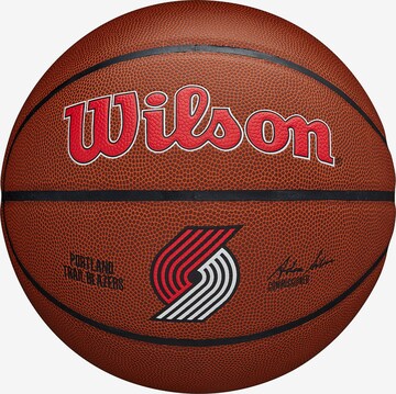 Balle 'NBA Team Alliance Portland Trail Blazers' WILSON en marron : devant