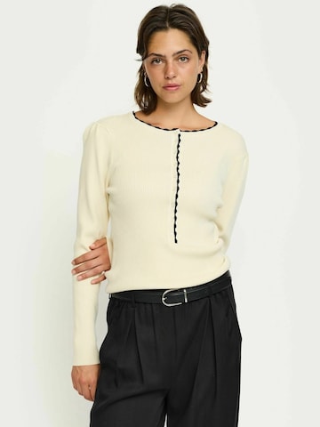 Soft Rebels Pullover 'SRJude' i beige: forside