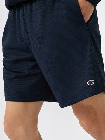 Champion Authentic Athletic Apparel Ohlapna forma Športne hlače | modra barva