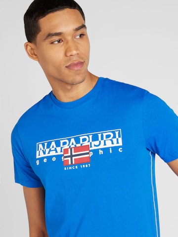 NAPAPIJRI Shirt 'S-AYLMER' in Blauw