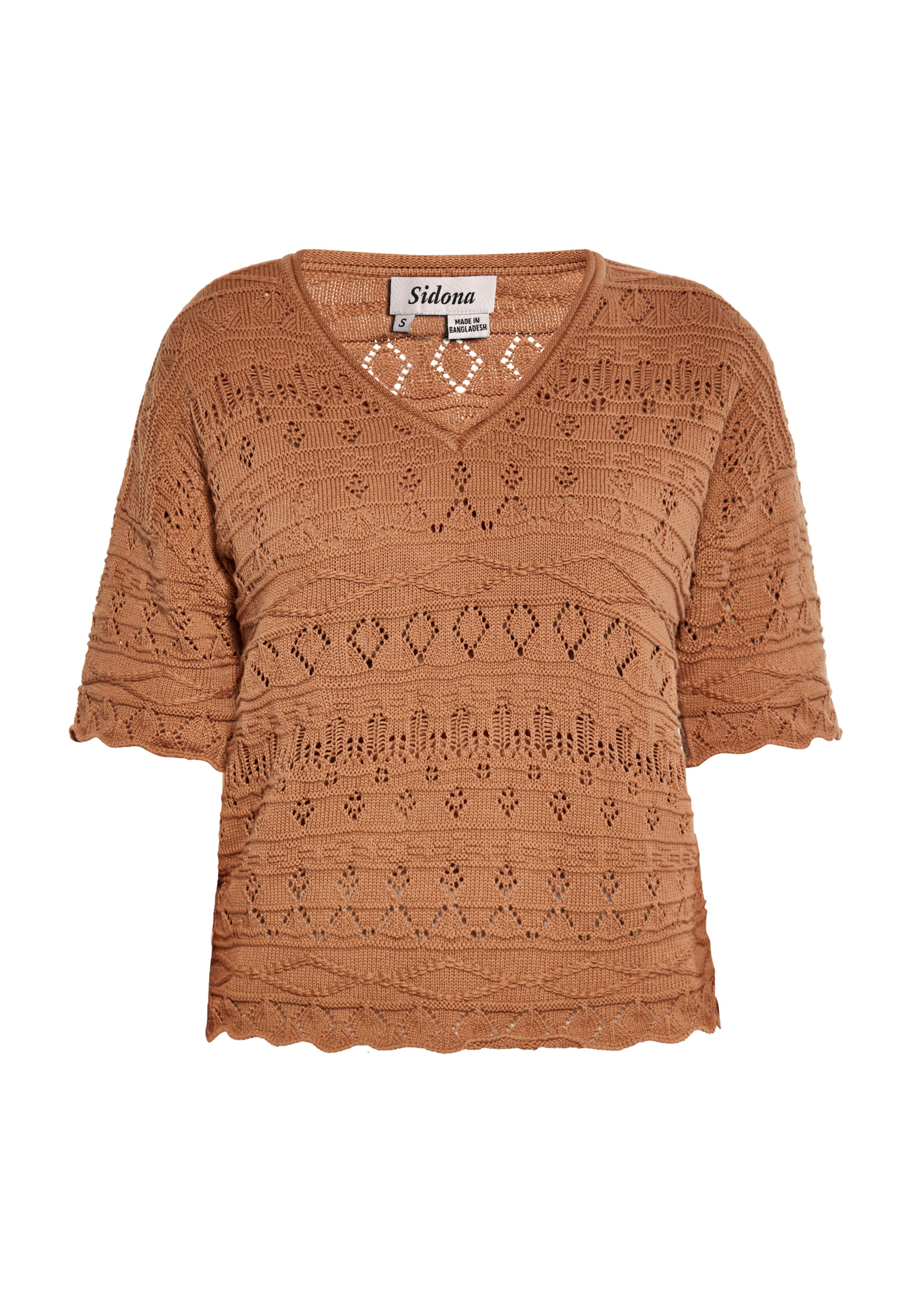 Sidona Pullover in Beige: Vorderseite