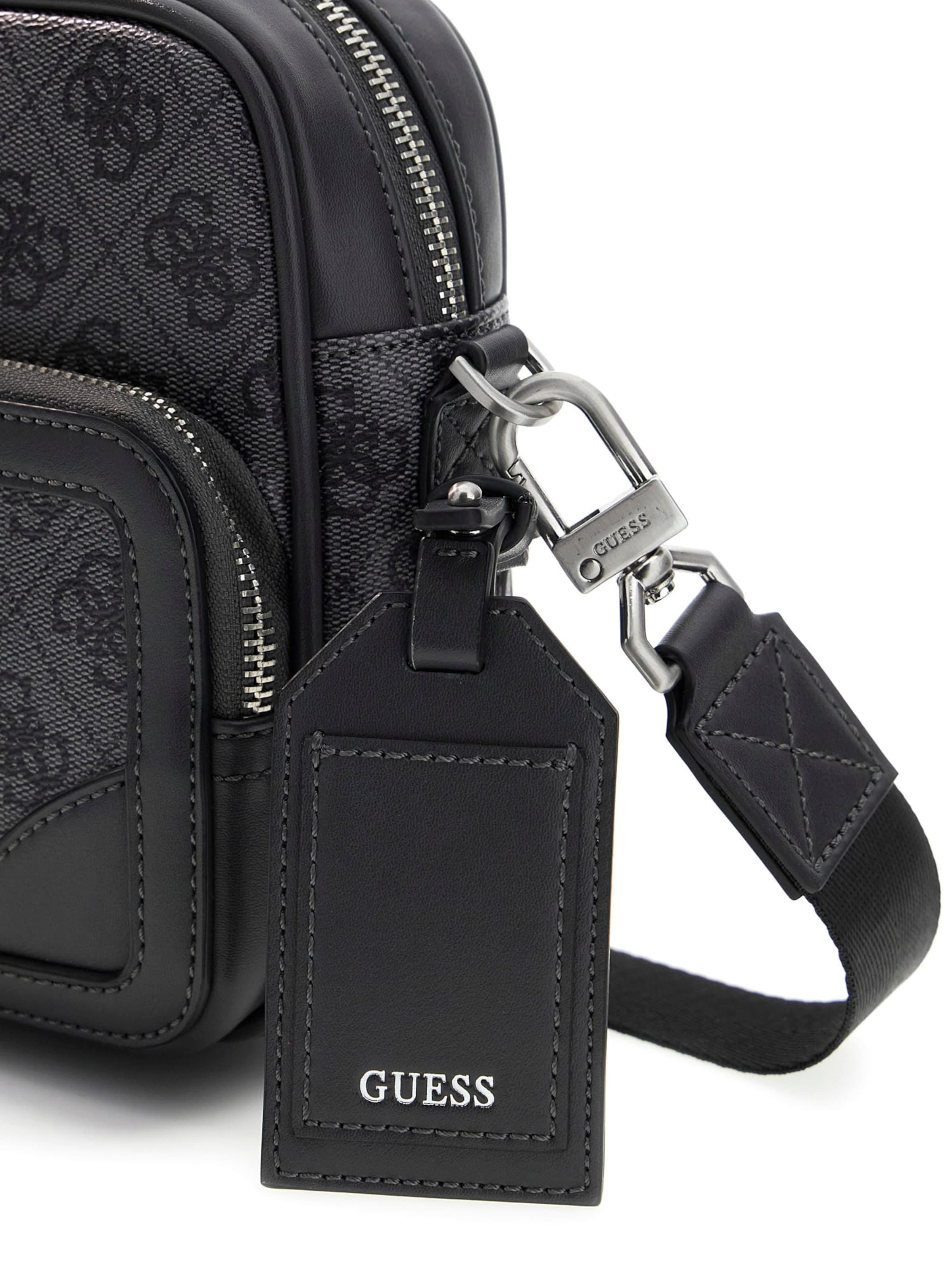 melns GUESS Pleca soma 'MILANO'