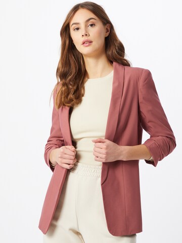 Blazer PIECES en rose : devant