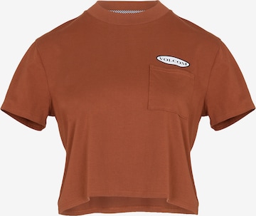 Volcom T-Shirt in Braun: predná strana