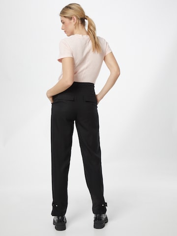 Samsøe Samsøe Regular Trousers with creases 'Citrienne' in Black