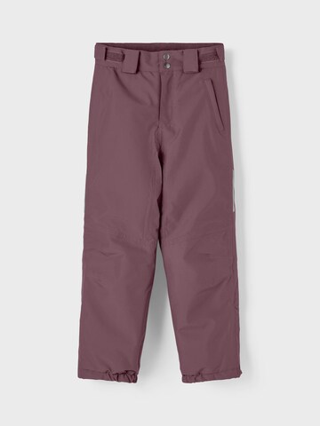 NAME IT - regular Pantalón funcional 'Solid' en lila