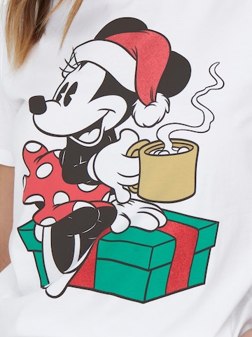 T-shirt 'DISNEY CHRISTMAS' ONLY en blanc