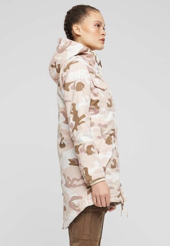 Brandit Between-Seasons Parka 'Marsh Lake' in Pink