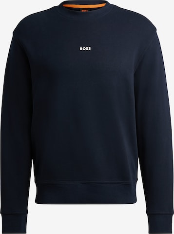 BOSS Sweatshirt in Blau: Vorderseite