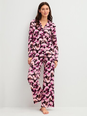 CALIDA Pyjama 'Leaf Dreams' in Wit