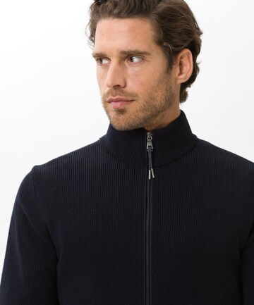 BRAX Strickjacke 'John' in Schwarz