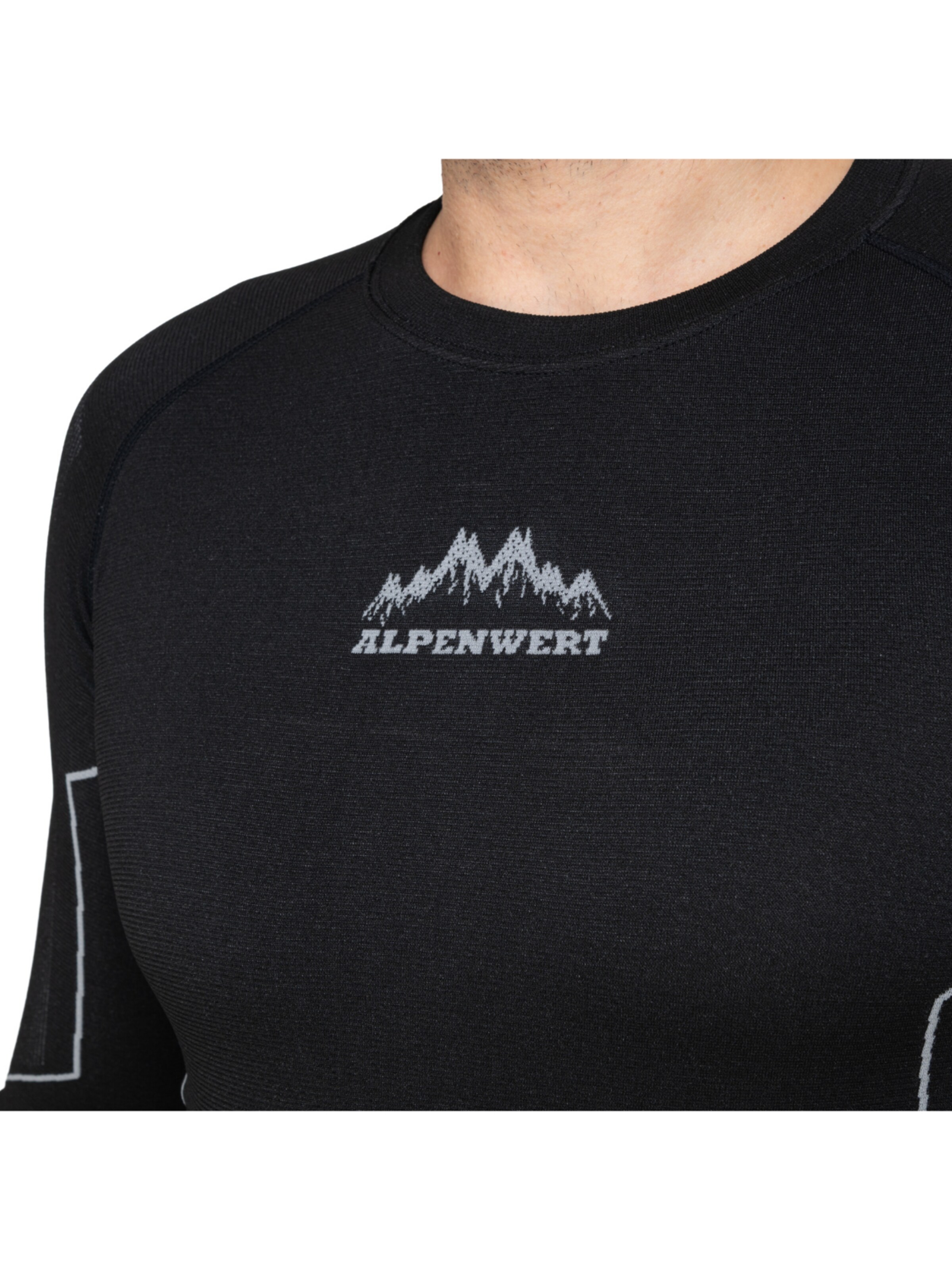 Alpenwert Base Layer in Black