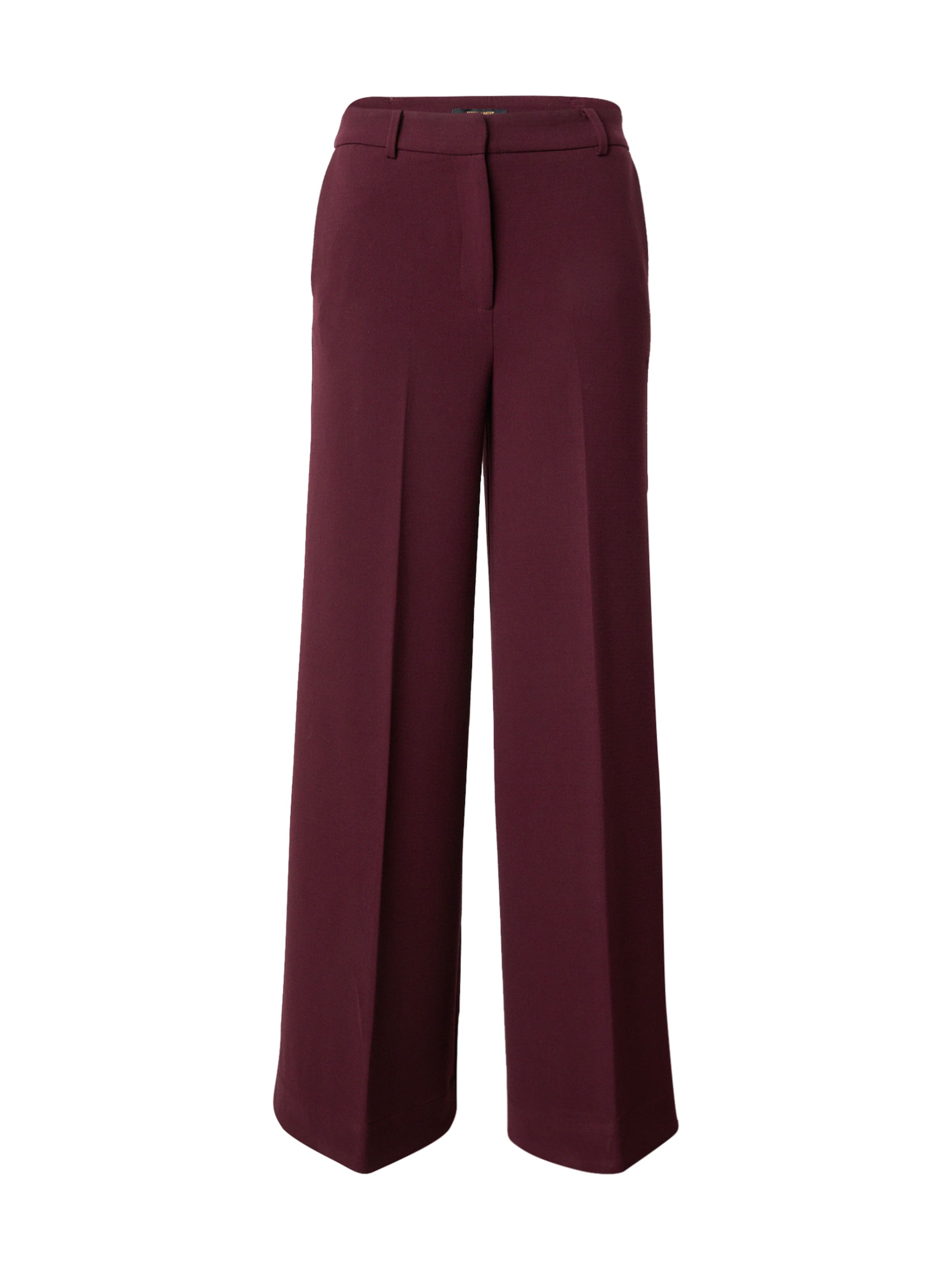 King Louie Wide leg Trousers with creases 'Chloe' in Red: front