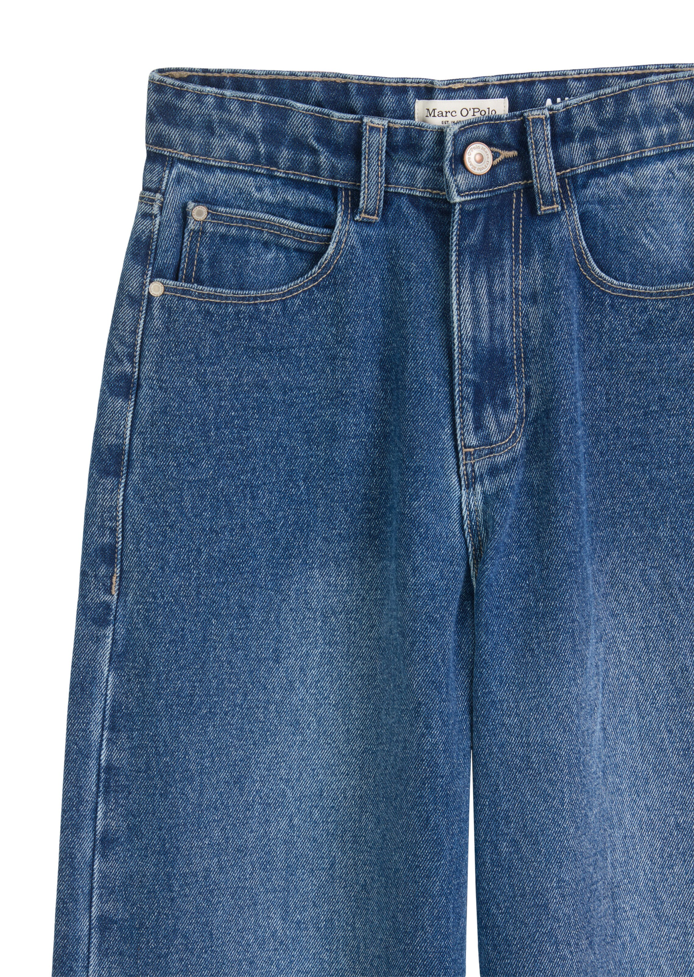 Marc O'Polo Wide leg Jeans in Blauw