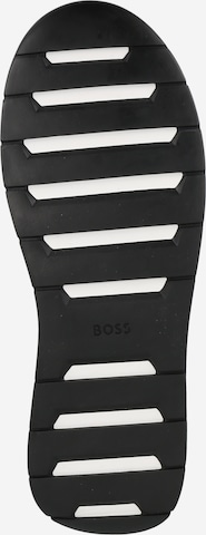 BOSS Black Trampki niskie 'Titanium' w kolorze niebieski