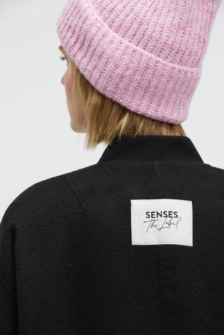 SENSES.THE LABEL Between-Seasons Coat 'O:DA' in Black