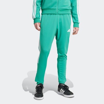 ADIDAS SPORTSWEAR Tapered Sportbyxa 'House Of Tiro' i grön: framsida