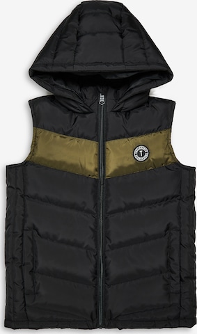 Threadboys Bodywarmer 'Gilet Doota' in Zwart: voorkant