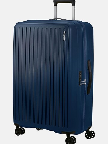 American Tourister Trolley 'REJOY SPINNER 77/28 TSA' in Blauw