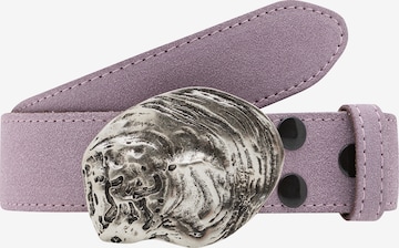 RETTUNGSRING by showroom 019° Belt 'Alaska' in Purple: front