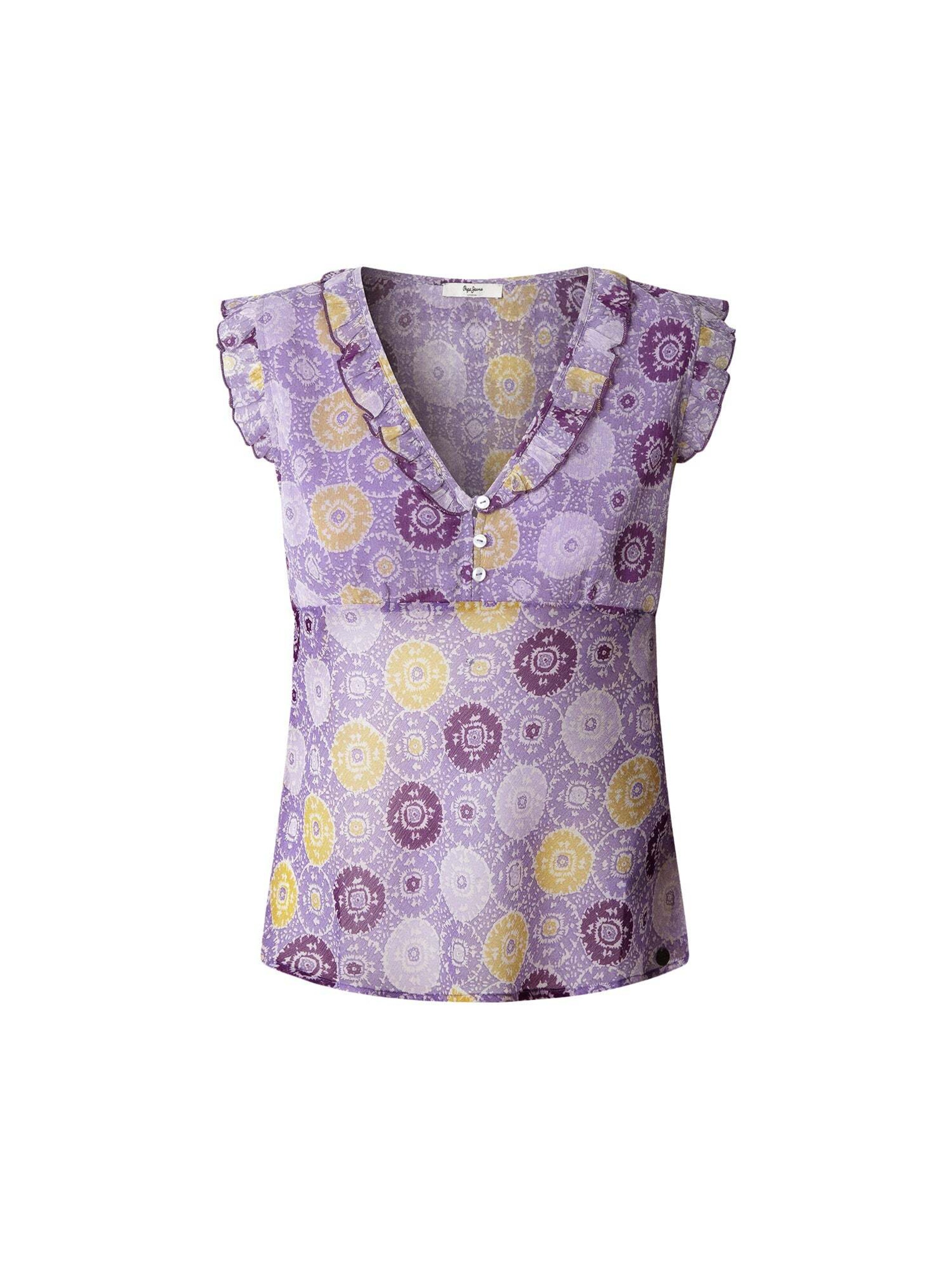 Pepe Jeans Blouse 'Letty' in Lila: voorkant