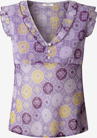 Pepe Jeans Blouse 'Letty' in Lila: voorkant