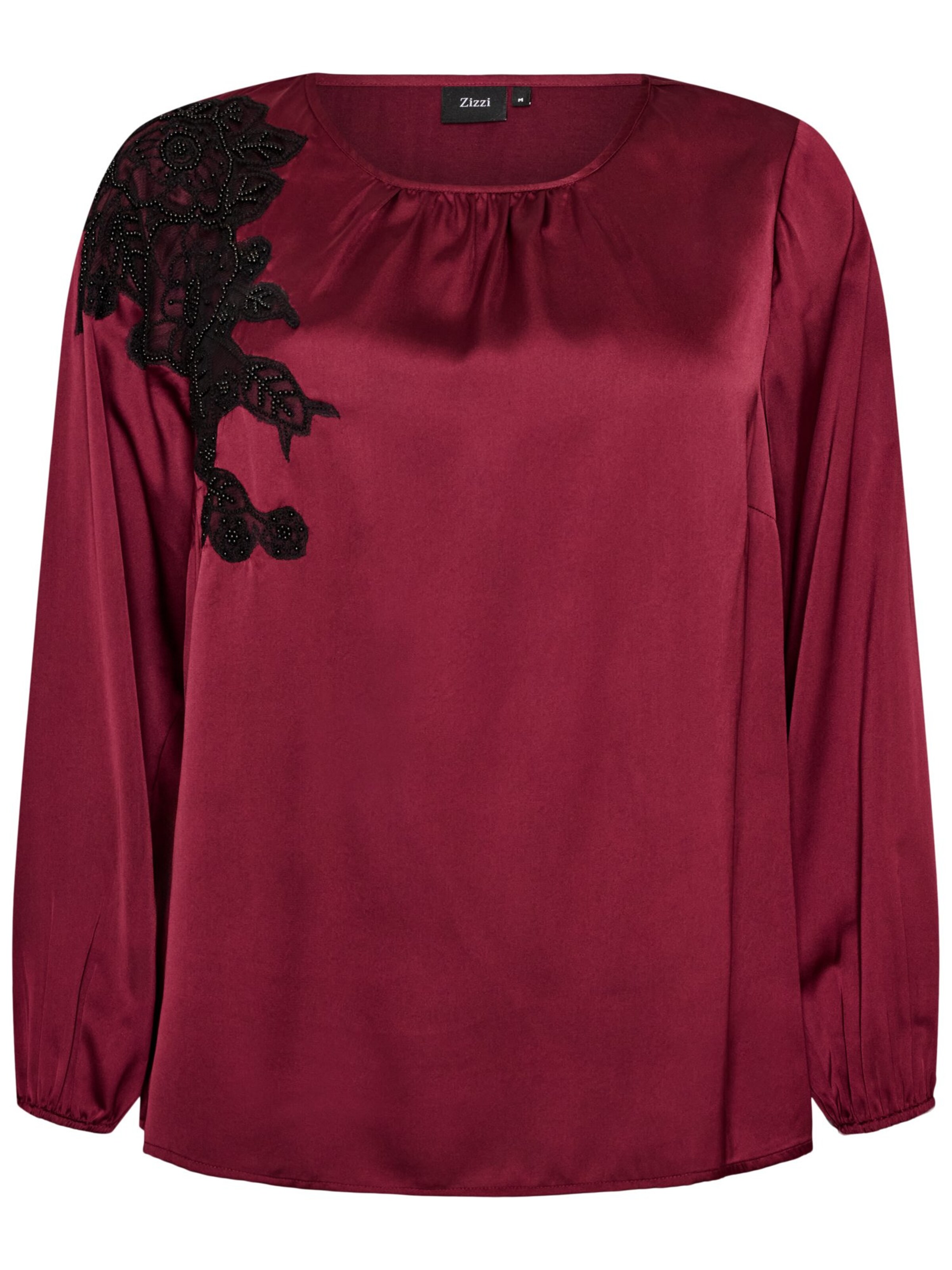 Camicia da donna di Zizzi in rosso: frontale