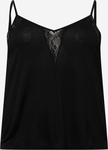 ABOUT YOU Curvy Top 'Loretta' in Black: front