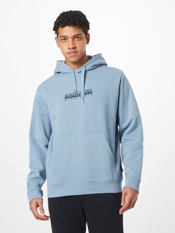 NAPAPIJRI Sweatshirt in Blauw: voorkant