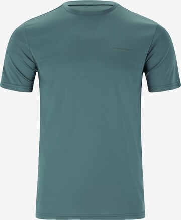 ENDURANCE قميص عملي 'Vernon' بلون أخضر: الأمام
