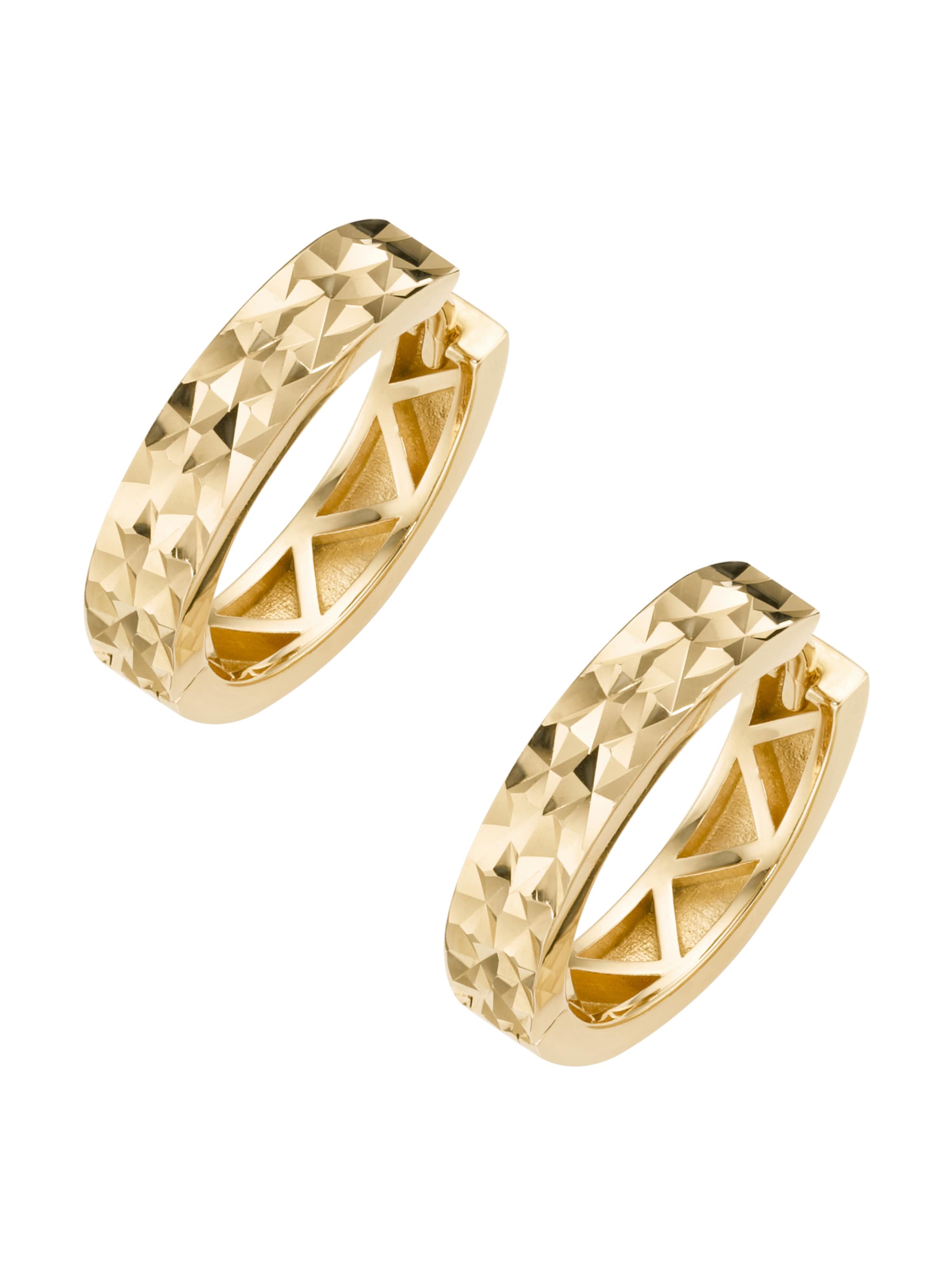 Smart Jewel - Pendientes en oro: frente