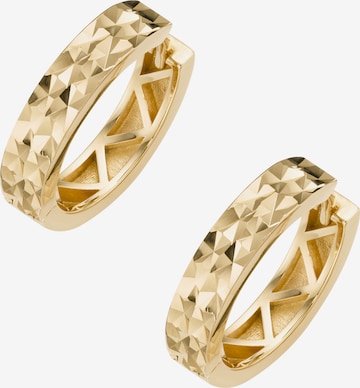 Smart Jewel - Pendientes en oro: frente
