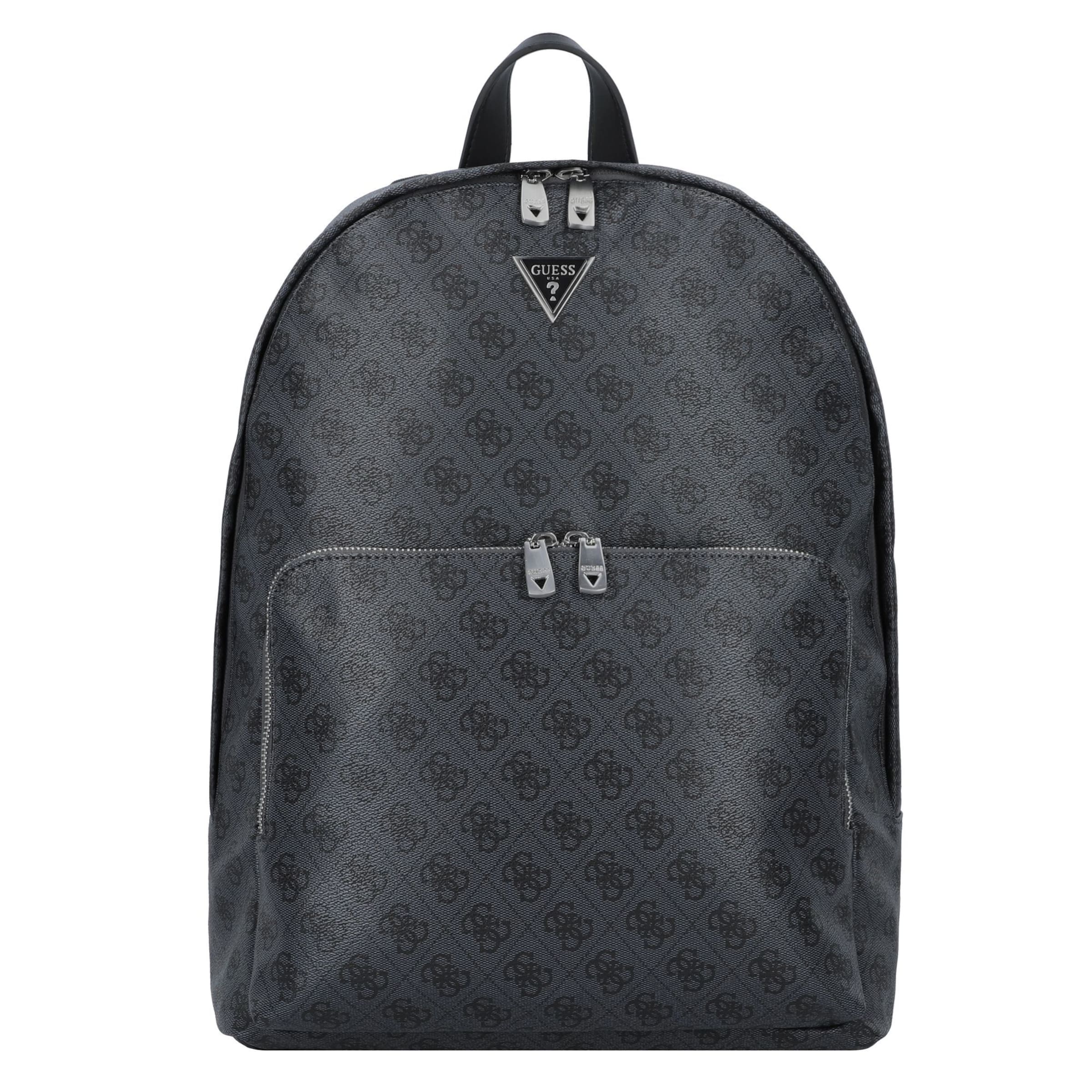 Rucsac 'MILANO COMPACT BACKPACK' de la GUESS pe negru: față