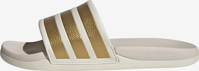 ADIDAS SPORTSWEAR Pistokkaat 'Adilette Comfort 2.0' värissä kulta / valkoinen, Tuotenäkymä