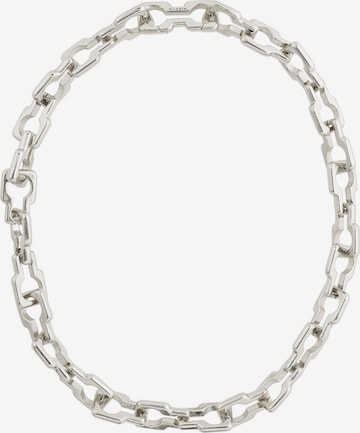 Pilgrim Halsband 'Live' i silver: framsida