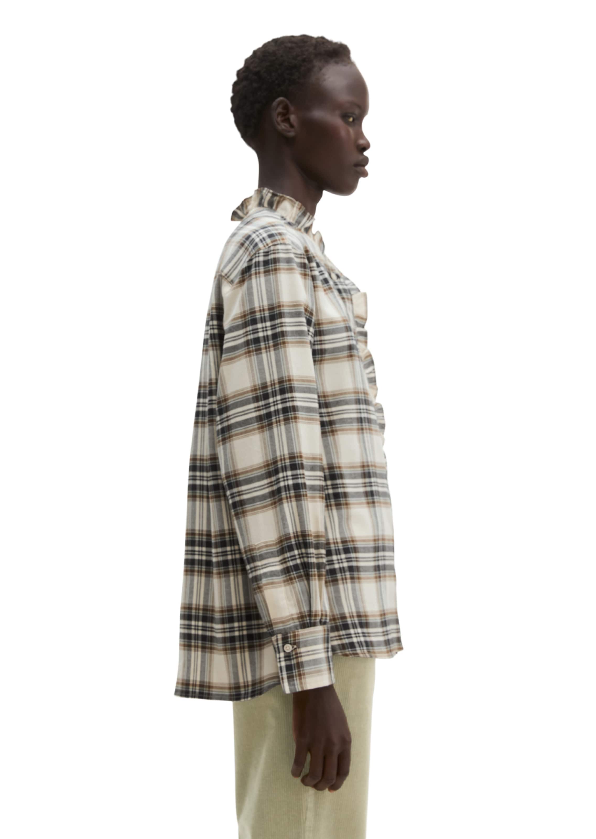 Marc O'Polo Blouse in Wit: zijkant