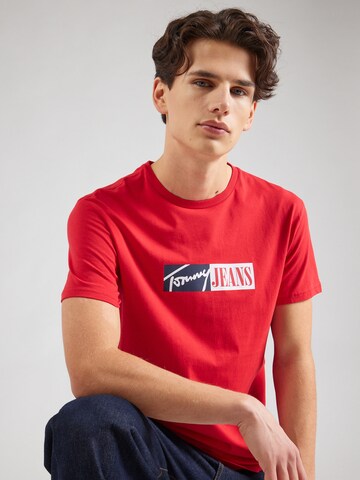 Maglietta di Tommy Jeans in rosso
