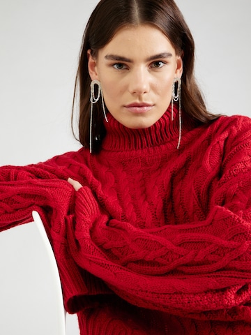 TOPSHOP Sweter w kolorze czerwony